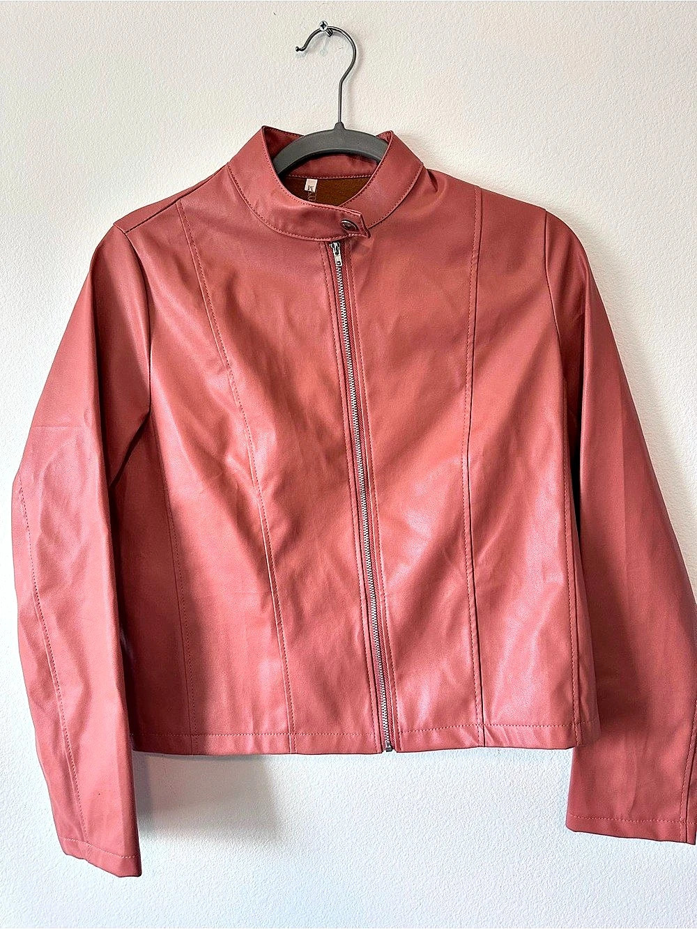 Pink Moto Jacket Like New